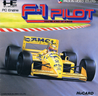 F-1 Pilot: You're King of Kings JP PC Engine JP box art